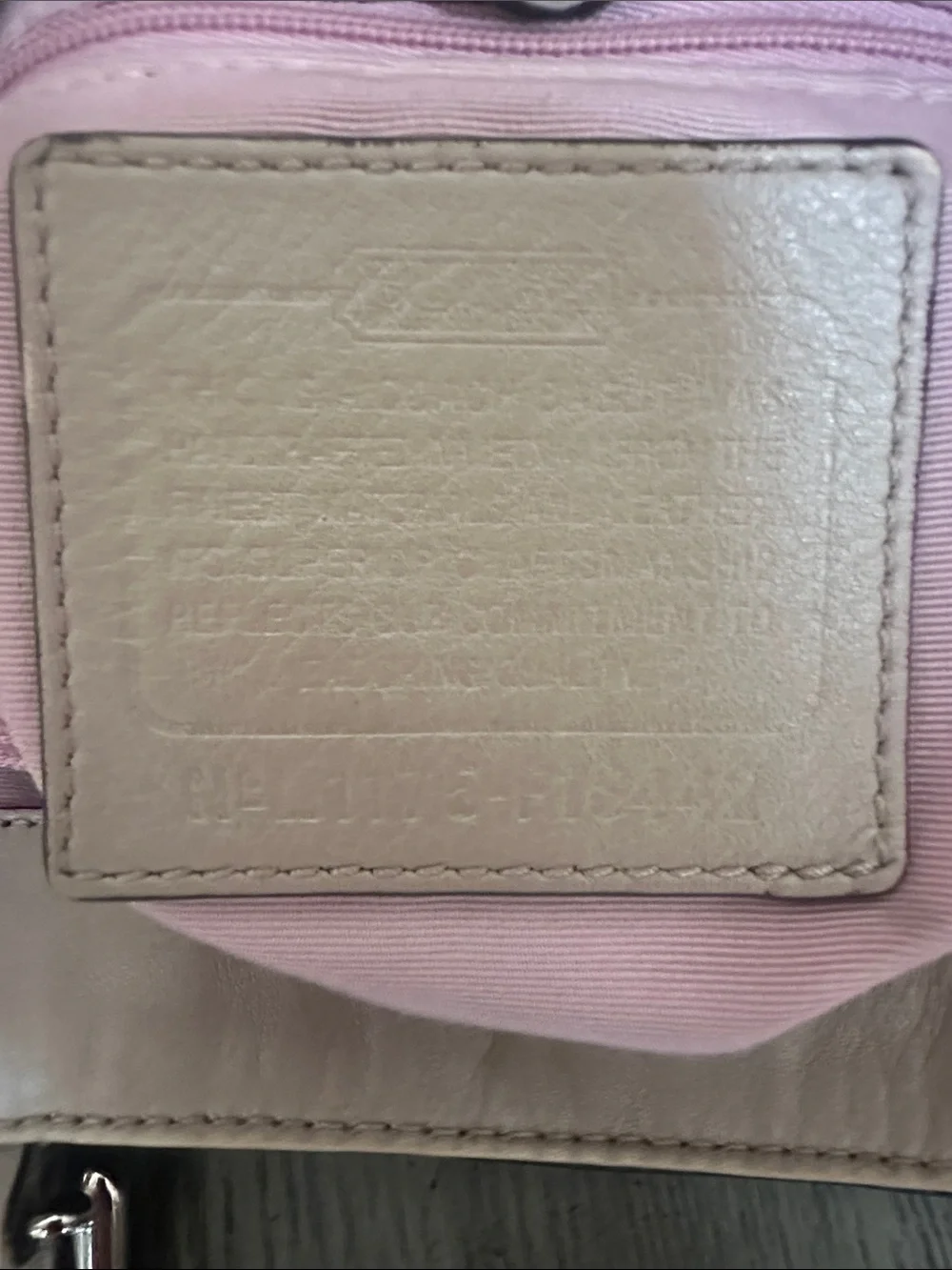 Coach Vintage Soho Snaphead Pink & Taupe Shoulder Tote Matching Wristlet RARE - Picture 10 of 16